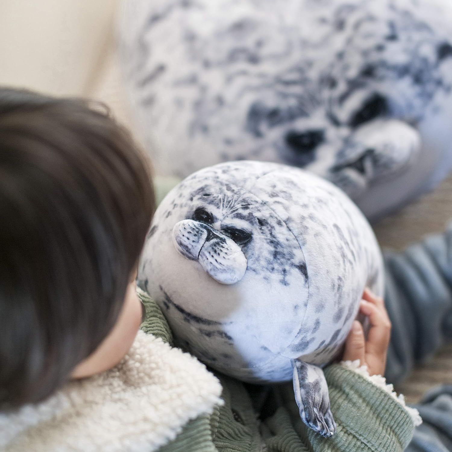 Chubby Blob Seal Plush Pillow