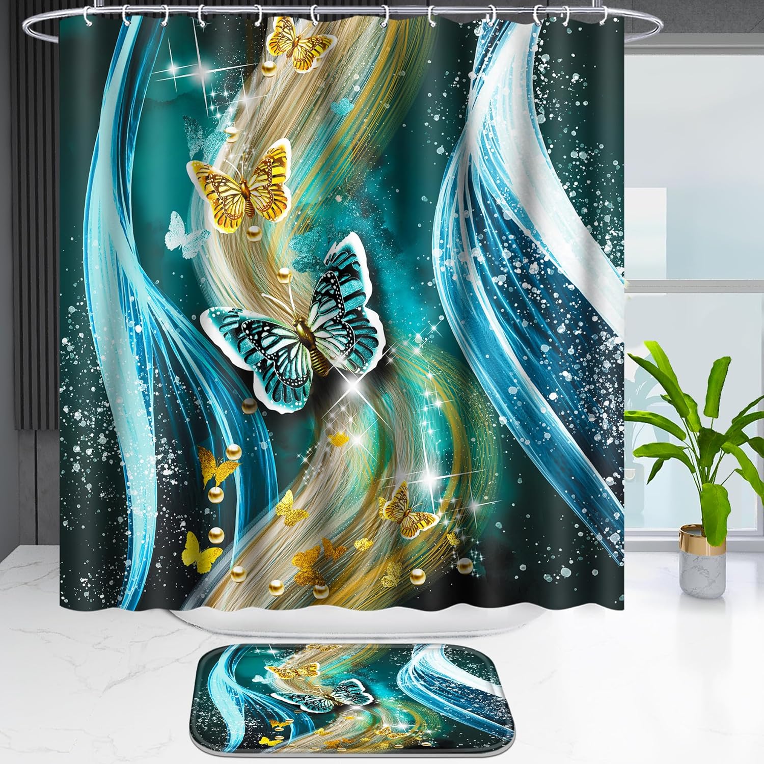 Poedist 4-Piece Bathroom Set - Perfect for Hygiene Style